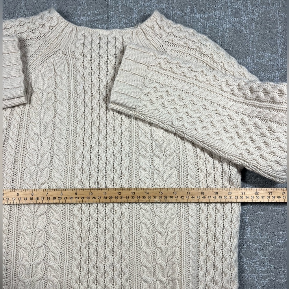 Pendleton Cream Cable Knit Sweater - image 4